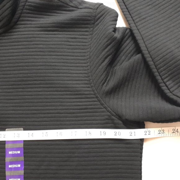 ZeroXposur Black Sport Knit Mock Turtleneck Sweater - Picture 6 of 16